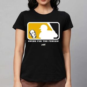 Swing For The Fences T-shirt For Oakland Baseball Fans